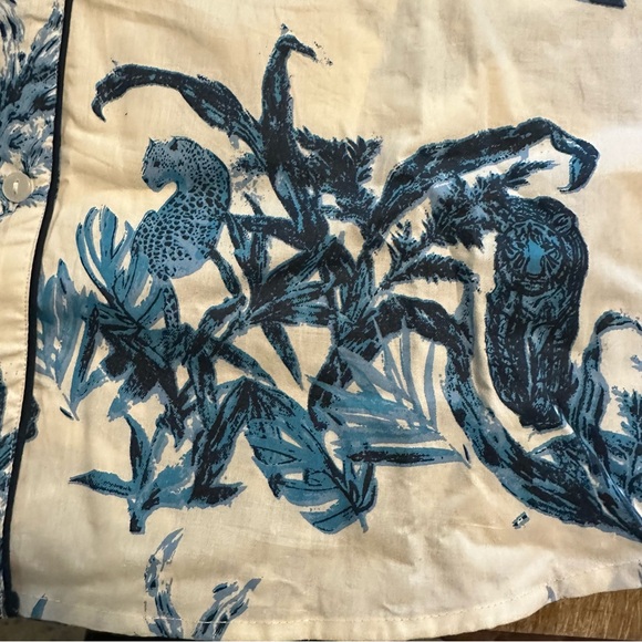 NWT Their Nibs two piece pajama set, Blues & and White, Size Large. - Picture 10 of 13